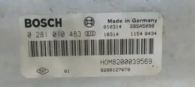 Автозапчастина б/у ебу контролер двигуна для renault scenic (ja..) 1.9 dci authentique посилання на oem iam 0281010483  