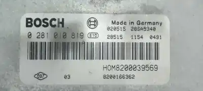 Автозапчасти б/у блок управления двигателем за renault scenic (ja..) 1.9 dci authentique ссылки oem iam 0281010819  