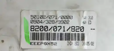 Автозапчастина б/у панель інструментів для renault scenic (ja..) 1.9 dci authentique посилання на oem iam 8200071820  