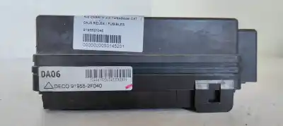 Second-hand car spare part fuse box unit for kia cerato 2.0 lx crdi berlina oem iam references 919552f040  