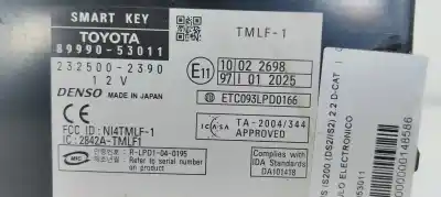 Автозапчастина б/у електронний модуль для lexus is200 (ds2/is2) 220d посилання на oem iam 8999053011  