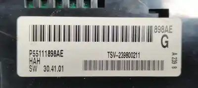 Peça sobressalente para automóvel em segunda mão comando de sofagem (chauffage / ar condicionado) por dodge journey 2.0 sxt winter edition referências oem iam p55111898ae  