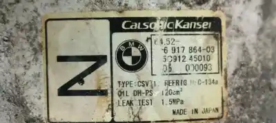 Second-hand car spare part air conditioning compressor for bmw x5 (e53) 4.4i automático oem iam references   