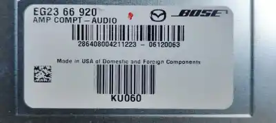 Автозапчастина б/у аудіо система / радіо cd для mazda cx-7 (er) luxury посилання на oem iam eg2366920  