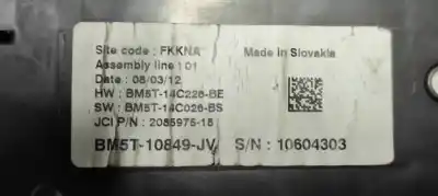 Second-hand car spare part dashboard for ford focus lim. (cb8) 1.0 ecoboost cat oem iam references 2182016 208597518 bm5t10849jv