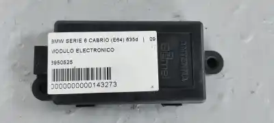 Peça sobressalente para automóvel em segunda mão módulo eletrônico por bmw serie 6 cabrio (e64) 635d referências oem iam 6950525