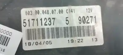 Peça sobressalente para automóvel em segunda mão quadrante por fiat panda (169) 1.2 8v dynamic referências oem iam 51711237  
