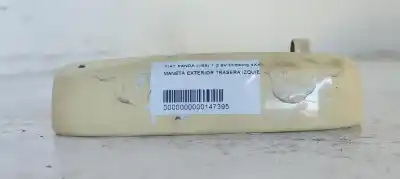 Peça sobressalente para automóvel em segunda mão puxador exterior traseiro esquerdo por fiat panda (169) 1.2 8v dynamic referências oem iam 