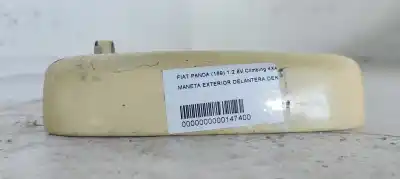 Peça sobressalente para automóvel em segunda mão puxador exterior frente direito por fiat panda (169) 1.2 8v dynamic referências oem iam 
