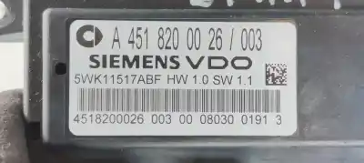 Second-hand car spare part electronic module for smart coupe fortwo coupe mhd (52kw) (451.380) oem iam references a4518200026  