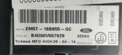 Автозапчасти б/у многофункциональный дисплей за ford kuga (cbs) titanium ссылки oem iam em5t18b955gc  
