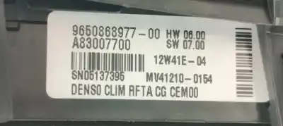 Pezzo di ricambio per auto di seconda mano controllo climatico per citroen c4 picasso exclusive riferimenti oem iam 9650868977   Pezzo di ricambio per auto di seconda mano controllo climatico per citroen c4 picasso exclusive riferimenti oem iam 9650868977