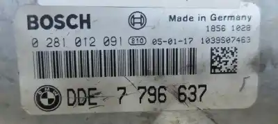 Second-hand car spare part ecu engine control for bmw serie 5 touring (e61) 530d oem iam references 0281012091  