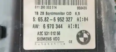 Second-hand car spare part multifunction display for bmw serie 5 touring (e61) 530d oem iam references   