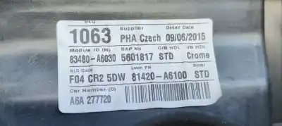 Автозапчастина б/у регулятор скла заднього правого для hyundai i30 (gd) style посилання на oem iam   