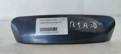 Peça sobressalente para automóvel em segunda mão puxador exterior de mala por opel corsa d cosmo referências oem iam 