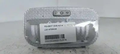 Peça sobressalente para automóvel em segunda mão luz interior por peugeot 3008 active referências oem iam 