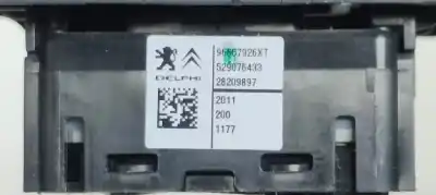 Peça sobressalente para automóvel em segunda mão botão / interruptor elevador vidro traseiro esquerdo por citroen c4 lim. collection referências oem iam   