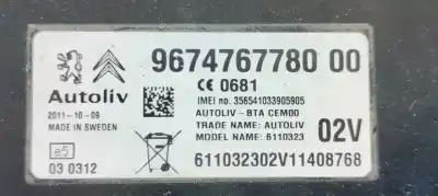 Second-hand car spare part electronic module for citroen c4 lim. collection oem iam references 967476778000  