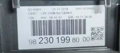 Second-hand car spare part dashboard for citroen c3 elle oem iam references 982301998000  