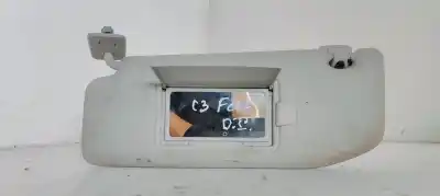 Peça sobressalente para automóvel em segunda mão pára-sol esquerdo por citroen c3 elle referências oem iam   