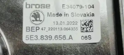 Автозапчастина б/у регулятор скла заднього правого для skoda octavia combi (nx5) first edition посилання на oem iam 5e3839656a  