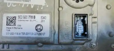 Автозапчастина б/у панель інструментів для skoda octavia combi (nx5) first edition посилання на oem iam 5e3920770b  
