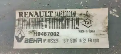 Second-hand car spare part intercooler for renault laguna iii dynamique oem iam references 144610001n  