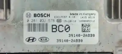 Автозапчастина б/у ебу контролер двигуна для hyundai i30 (gd) klass посилання на oem iam 0281031578  