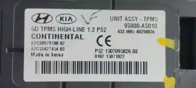 Автозапчастина б/у електронний модуль для hyundai i30 (gd) klass посилання на oem iam 95800a5010  