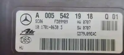 Second-hand car spare part electronic module for mercedes-benz clase c (w204) berlina c 200 cdi (204.007) oem iam references a0055421918  