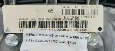 Автозапчастина б/у передня ліва подушка безопасности для mercedes clase a (w169) a 160 cdi (169.006) посилання на oem iam   