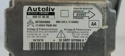 Автозапчастина б/у блок управління подушками безпеки для citroen c3 picasso exclusive посилання на oem iam 9673654980  