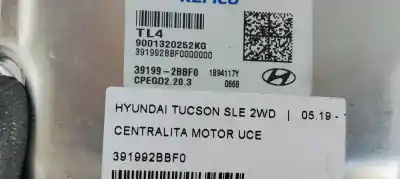 Second-hand car spare part ecu engine control for hyundai tucson sle 2wd oem iam references 391992bbf0  