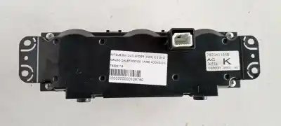 Second-hand car spare part heating / air conditioning control panel for mitsubishi outlander (cw0) 2.0 di-d intense plus oem iam references 7820a115  