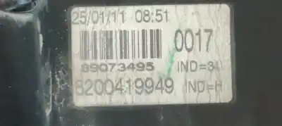 Second-hand car spare part left tailgate light for renault kangoo expression profesional oem iam references   