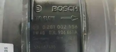 Second-hand car spare part flowmeter for seat leon (1p1) fr oem iam references 0281002956  