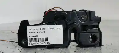 Автозапчастина б/у замок капота для audi q7 (4l) 3.0 v6 24v tdi посилання на oem iam 4l0823509
