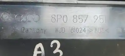 Peça sobressalente para automóvel em segunda mão cinzeiro por audi a3 sportback (8p) 1.6 tdi referências oem iam   