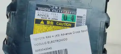 Peça sobressalente para automóvel em segunda mão módulo eletrônico por toyota rav 4 (a3) advance referências oem iam 8963042040  