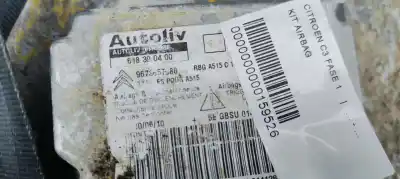 Peça sobressalente para automóvel em segunda mão kit airbag por citroen c3 fase 1 referências oem iam   