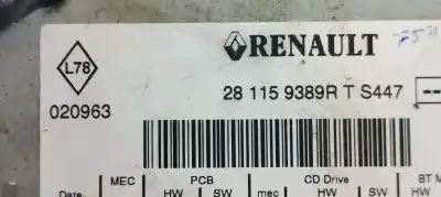Автозапчасти б/у аудиосистема / радио cd за renault grand scénic iii (jz0/1_) 1.4 16v (jz0f) ссылки oem iam 7649189391  