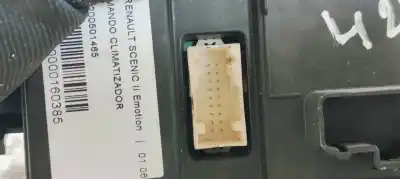 Peça sobressalente para automóvel em segunda mão comando de sofagem (chauffage / ar condicionado) por renault scenic ii emotion referências oem iam 8200501465  