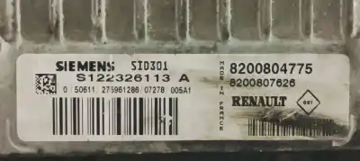 Автозапчасти б/у блок управления двигателем за renault scenic ii confort expression ссылки oem iam 8200804775  