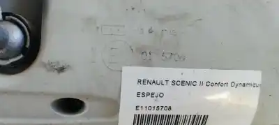 Pezzo di ricambio per auto di seconda mano specchio interno per renault scenic ii confort expression riferimenti oem iam e11015708  