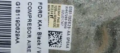 Автозапчастина б/у компресор кондиционера для ford ka+ black / white посилання на oem iam g1b119d629aa  