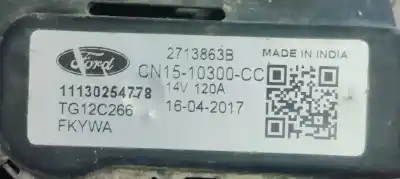 Second-hand car spare part alternator for ford ka+ black / white oem iam references cn1510300cc  