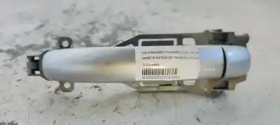 Peça sobressalente para automóvel em segunda mão puxador exterior traseiro esquerdo por volkswagen touareg (7la) 2.5 tdi referências oem iam 7l0839885