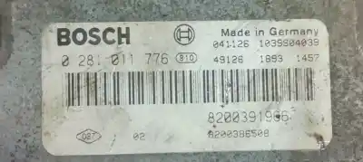Second-hand car spare part ecu engine control for renault scenic ii emotion oem iam references 8200391966  