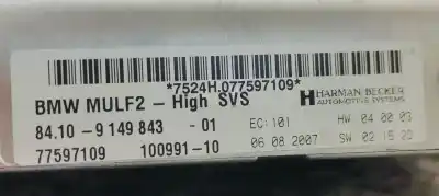 Second-hand car spare part electronic module for bmw x5 (e70) 3.0 si oem iam references 84109149843  